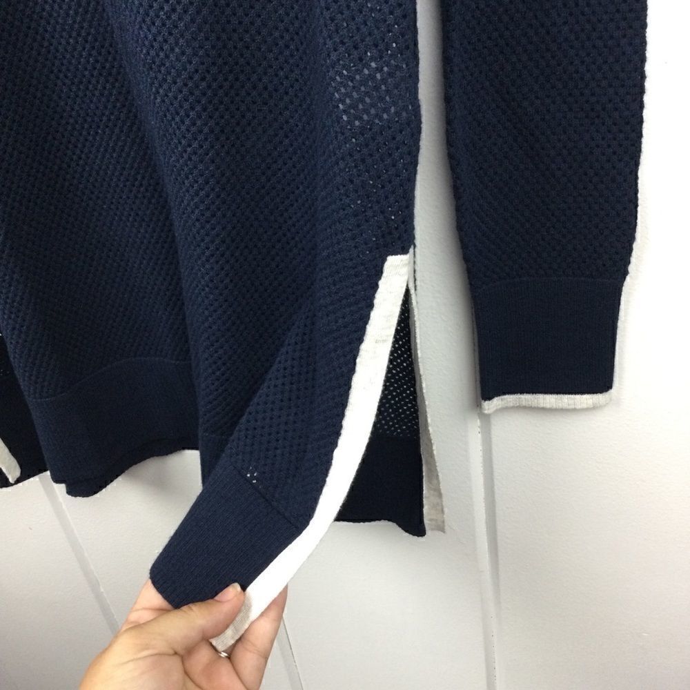 Smartwool Tunic Sweater NWT Navy & Gray Wool V-neck‎ - Picture 10 of 13